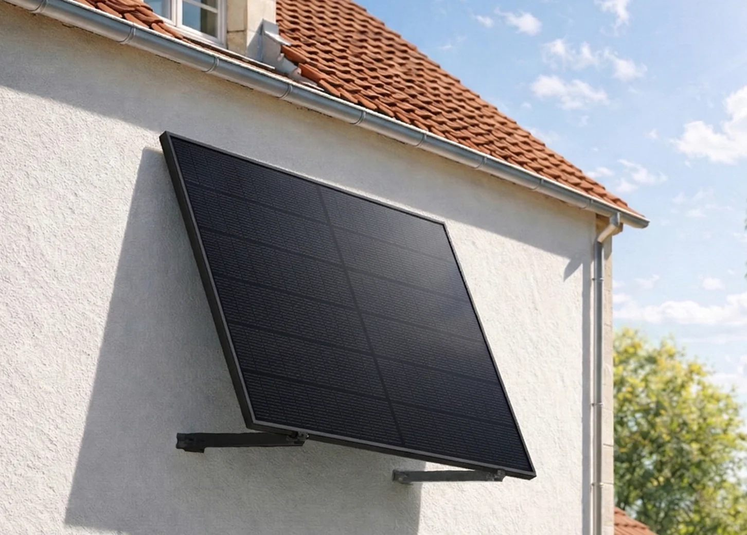 Support de panneau solaire pour montage mural pour 1 panneau - Image 5